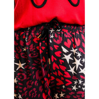 Tribal Printed Pajama Bottom detail view - Fashion Crossroads Inc