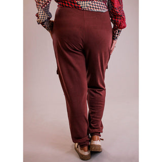 Wishlist Fleece Cargo Jogger with Pockets - Fashion Crossroads Inc